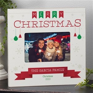 Holiday Banner Personalized  4x6 Box Frame - Horizontal - 17096-BH