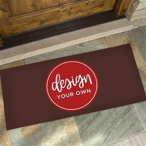 Design Your Own Brown Colored Oversized Doormat - 17100-Brown