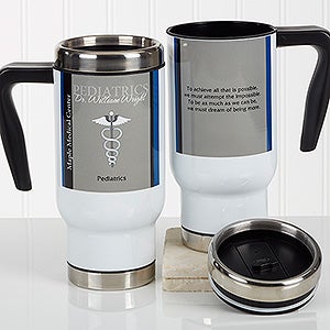 Medical Professions Personalized 14 oz. Commuter Travel Mug - 17138