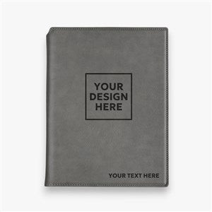 Personalized Logo Charcoal Junior Notepad - 17189