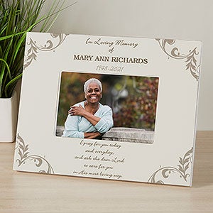 In Loving Memory Personalized Memorial Picture Frame - 4x6 Tabletop - 17201
