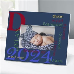 All About Baby Boy Personalized 4x6 Tabletop Picture Frame - 17204