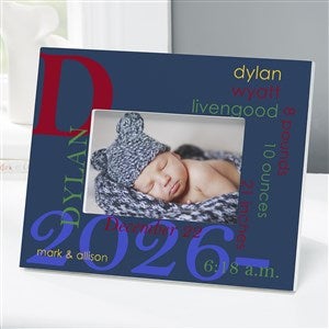 All About Baby Boy Personalized 4x6 Tabletop Picture Frame - 17204