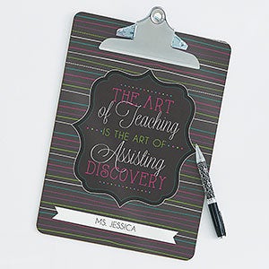 Teacher Quotes Personalized Clipboard - 17216
