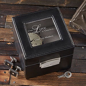 A Time For Love Leather 2 Slot Watch Box - 17234