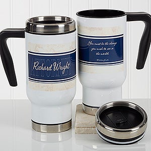 Inspiring Lawyer Personalized 14 oz. Commuter Travel Mug - 17270