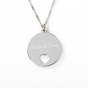 Piece of My Heart Personalized Pendant Necklace - 17302