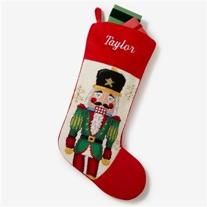 Personalized Needlepoint Christmas Stockings - Nutcracker - 17317-N