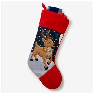 Personalized Needlepoint Christmas Stockings - Reindeer - 17317-R