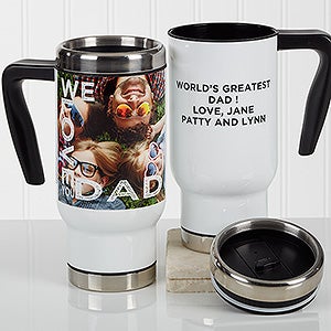 Loving Them Personalized Photo 14 oz. Travel Mug - 17354