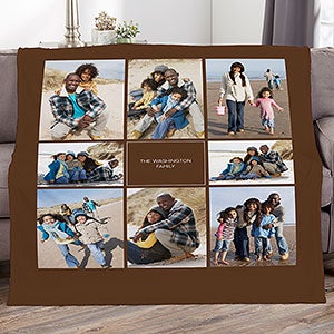 Photomontage Personalized 50x60 Photo Fleece Blanket - 17386-F