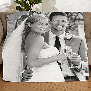 Picture It! Wedding Personalized 50x60 Quilted Blanket - 17397-Q