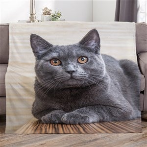 Picture It! Pet Personalized 50x60 Lightweight Fleece Blanket - 17398-LF