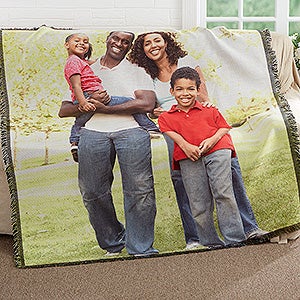 Picture It! Family Personalized 56x60 Woven Throw - 17399-A