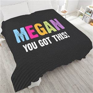 All Mine! For Her Personalized 90x108 Plush King Fleece Blanket - 17407-K