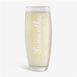 Signature Toast Personalized Stemless Champagne Flute - 17415
