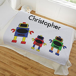 Personalized 50x60 Sweatshirt Blanket for Boys - 17432-SW