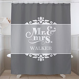 The Happy Couple Personalized Shower Curtain - 17449