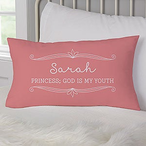 Personalized Name Lumbar Pillow For Kids - 17517-LB