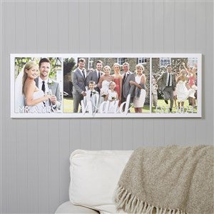 Wedding Photos Personalized Canvas Print - 8x24 - 17523-8x24