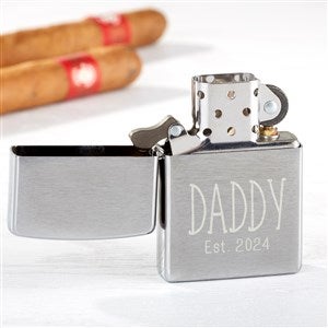 Daddy Established Zippo® Personalized Windproof Lighter - 17534