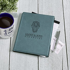 Personalized Logo Teal Junior Notepad - 17546