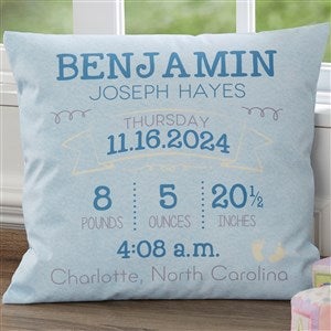 I Am Special Personalized New Baby 18 Velvet Throw Pillow - 17550-LV