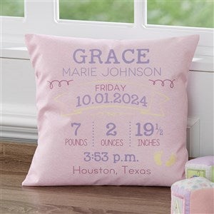 I Am Special Personalized New Baby 14 Throw Pillow - 17550-S