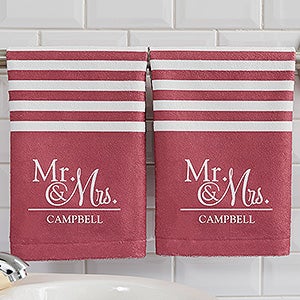 Wedded Pair Personalized Hand Towel - 17571
