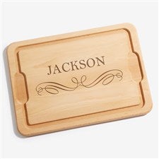 Classic Kitchen Personalized Hardwood Cutting Board- 12x17 - 17594