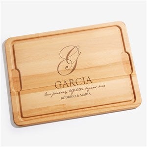 Personalized XL Cutting Board - Heart Of Our Home - 17595-XL