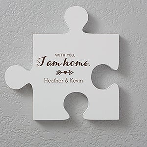 Personalized Romantic Wall Puzzle Pieces - Romantic Quotes - Quote 3 - 17698-Q3