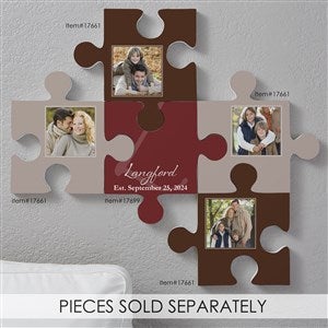 Family Name Personalized Puzzle Piece Wall Décor - 17699