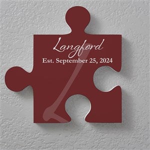 Family Name Personalized Puzzle Piece Wall Décor - 17699