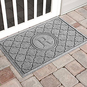 Bombay Monogram Personalized AquaShield™ Molded Doormat - 17708D