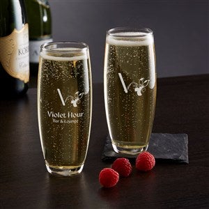 Corporate Personalized Stemless Champagne Flute - 17739
