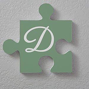 Family Initial Personalized Puzzle Piece Wall Décor - 17741