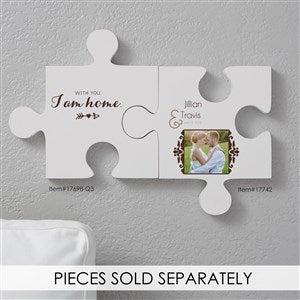 Two Name Personalized Puzzle Piece Wall Décor - 17742