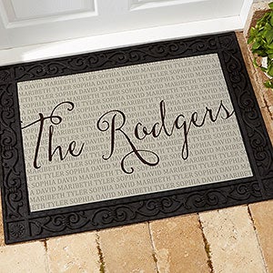 Together Forever Personalized Doormat- 18x27 - 17791