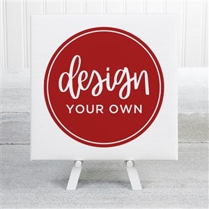 Design Your Own Personalized 8" x 8" Canvas Print- White - 17807