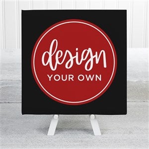Design Your Own Personalized 8" x 8" Canvas Print- Black - 17807-B