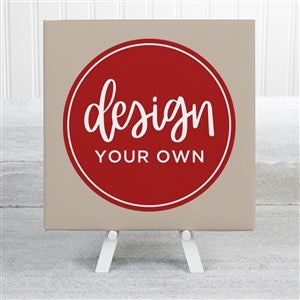 Design Your Own Personalized 8" x 8" Canvas Print- Tan - 17807-T