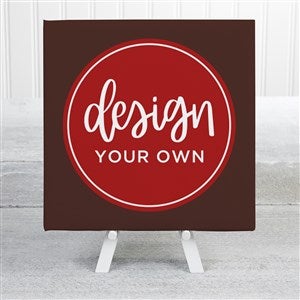 Design Your Own Personalized 8" x 8" Canvas Print- Brown - 17807-BR