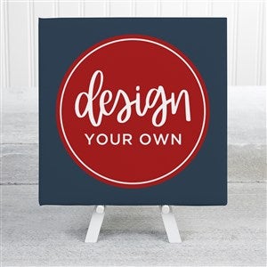 Design Your Own Personalized 8" x 8" Canvas Print- Navy Blue - 17807-NB