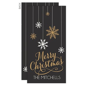 Snowflakes Premium Christmas Postcard - 17829-P