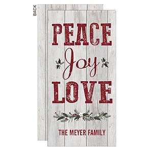Peace Joy Love Premium Holiday Postcard - 17831-P