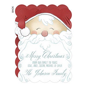 Jolly Santa Holiday Card - Premium - 17837-P