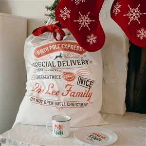 Personalized Santa Bag Special Delivery