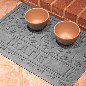 Paws & Bones Personalized AquaShield™ Molded Pet Mat - 18010D