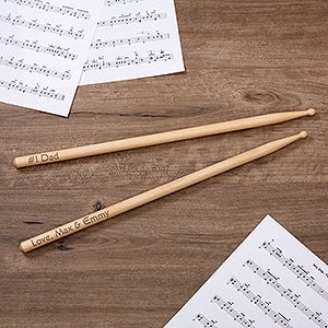 #1 Dad Personalized Maple Drumsticks - 18013